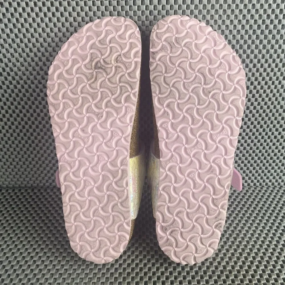 Birkenstock Gizeh Thong Sandals Girls Size 32 L1 Pink Made in Germany